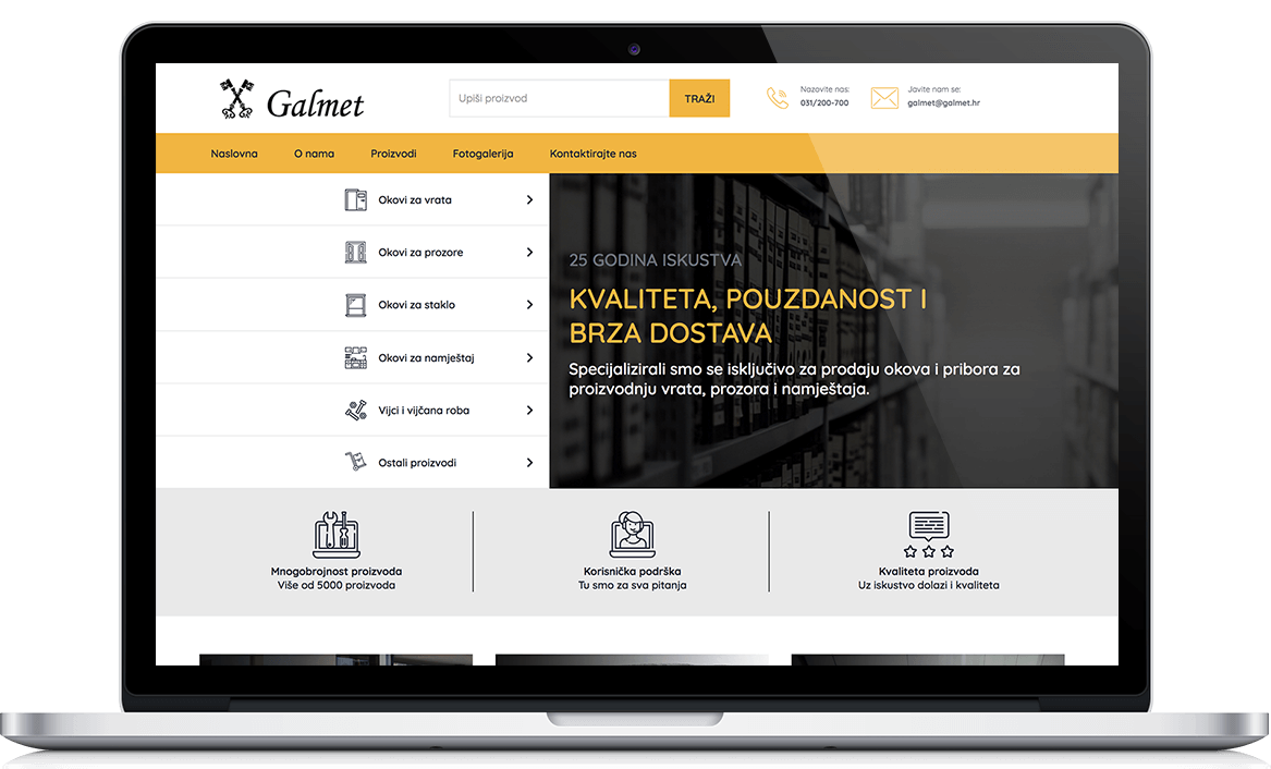 Galmet Web development