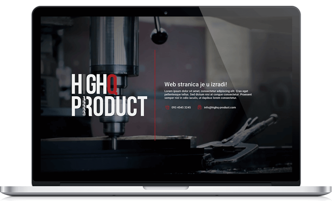HighQ Product Web development