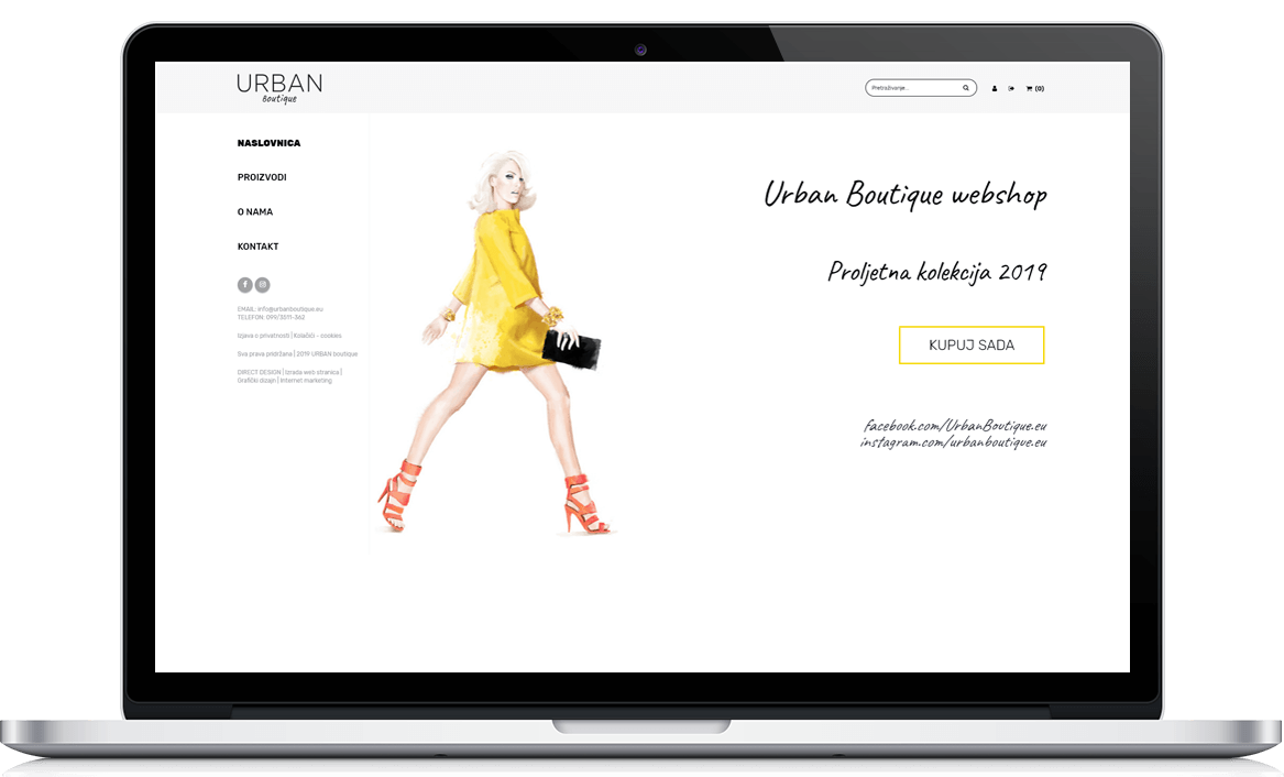 Urban Boutique webshop Urban Boutique webshop